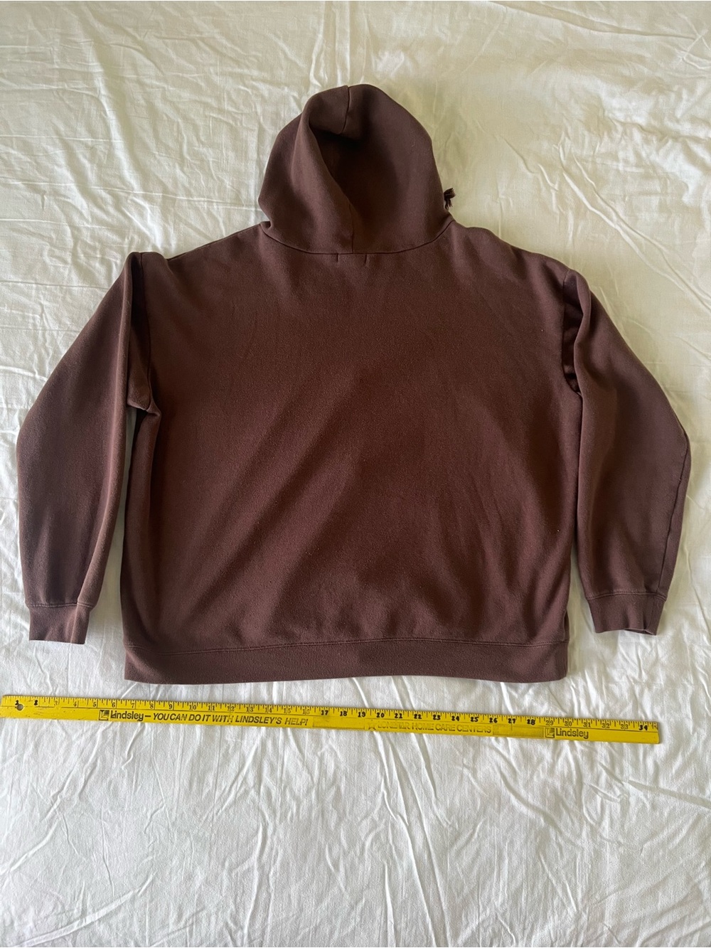 Full Tilt Chocolate Brown Oversized Zip-Up Hoodie XXL - Picture 10 of 10